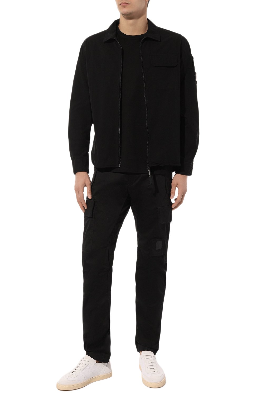 Хлопковая рубашка C.P. COMPANY черного цвета по цене 33350 руб., арт. 16CMSH158A002824G, фото 2 Хлопковая рубашка C.P. COMPANY, арт. 16CMSH158A002824G, фото 2