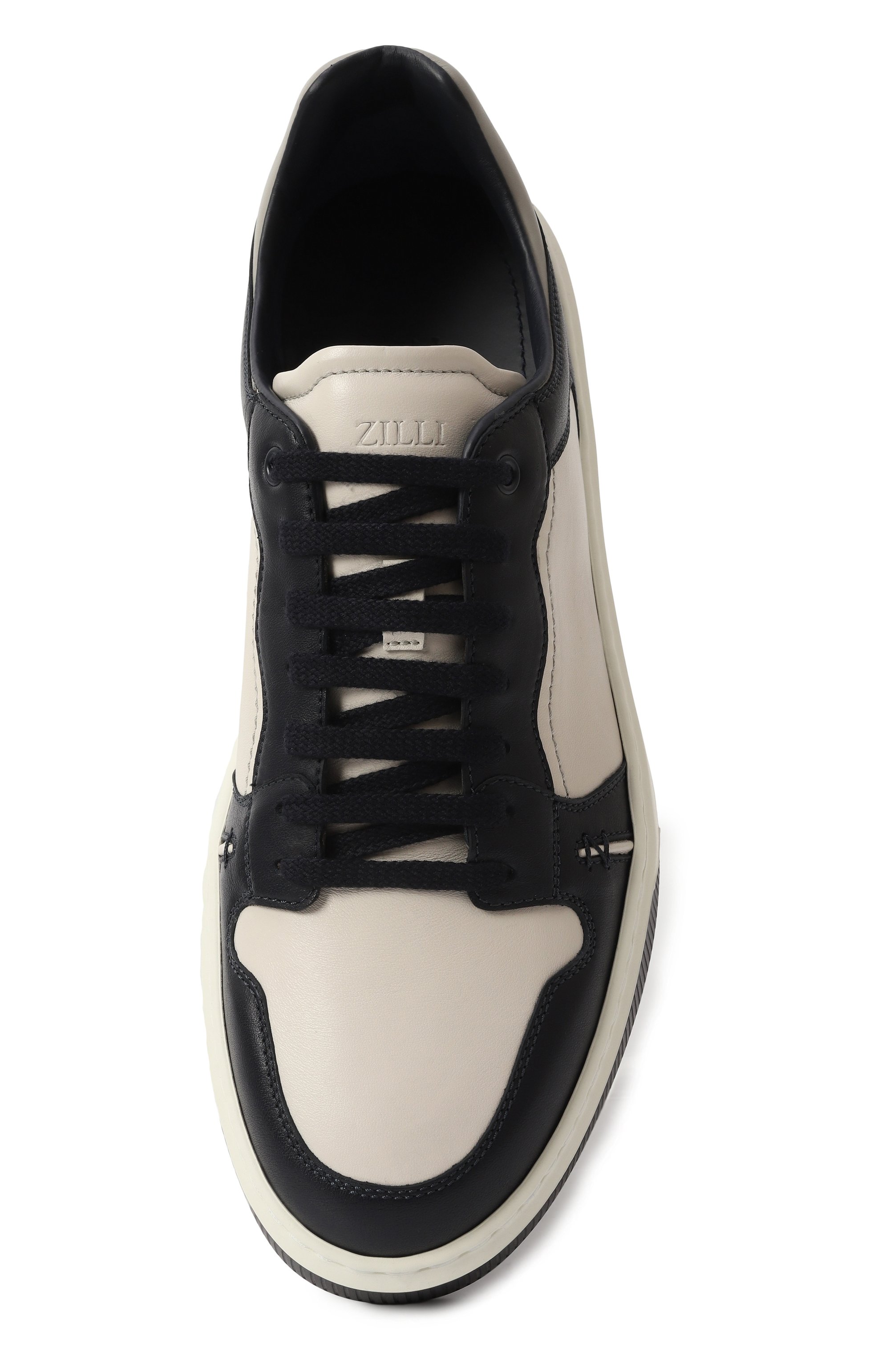 Кожаные кеды ZILLI, арт. H0141AM1015VZBA03, фото 6