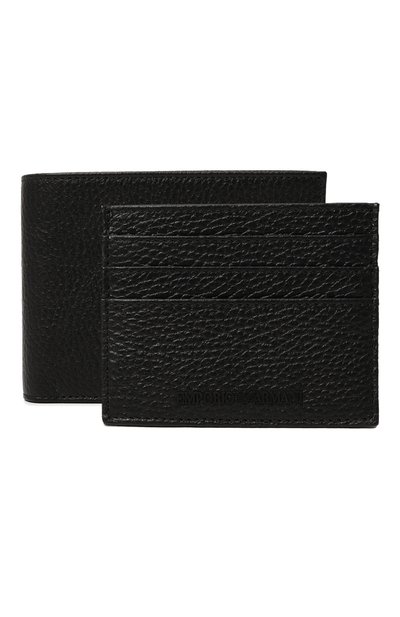 Мужской комплект из портмоне и футляра для кредитных карт EMPORIO ARMANI, арт. Y4R378/Y068E