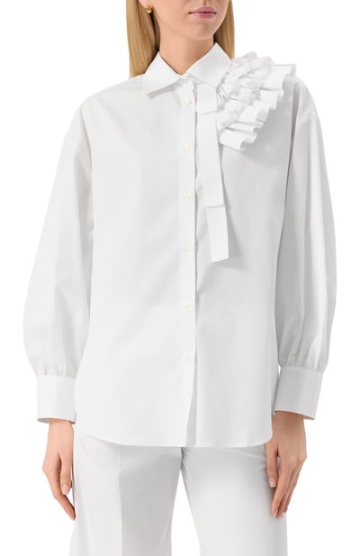 Хлопковая рубашка MSGM, арт. 3841MDE11X/257100, фото 3