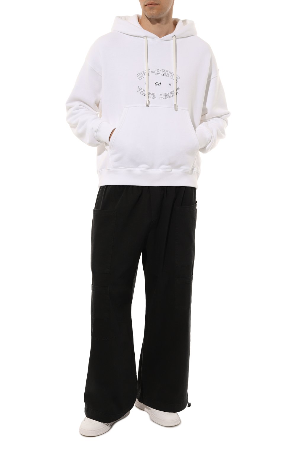 Хлопковое худи OFF-WHITE, арт. 0MBB085F24FLE00S, фото 2