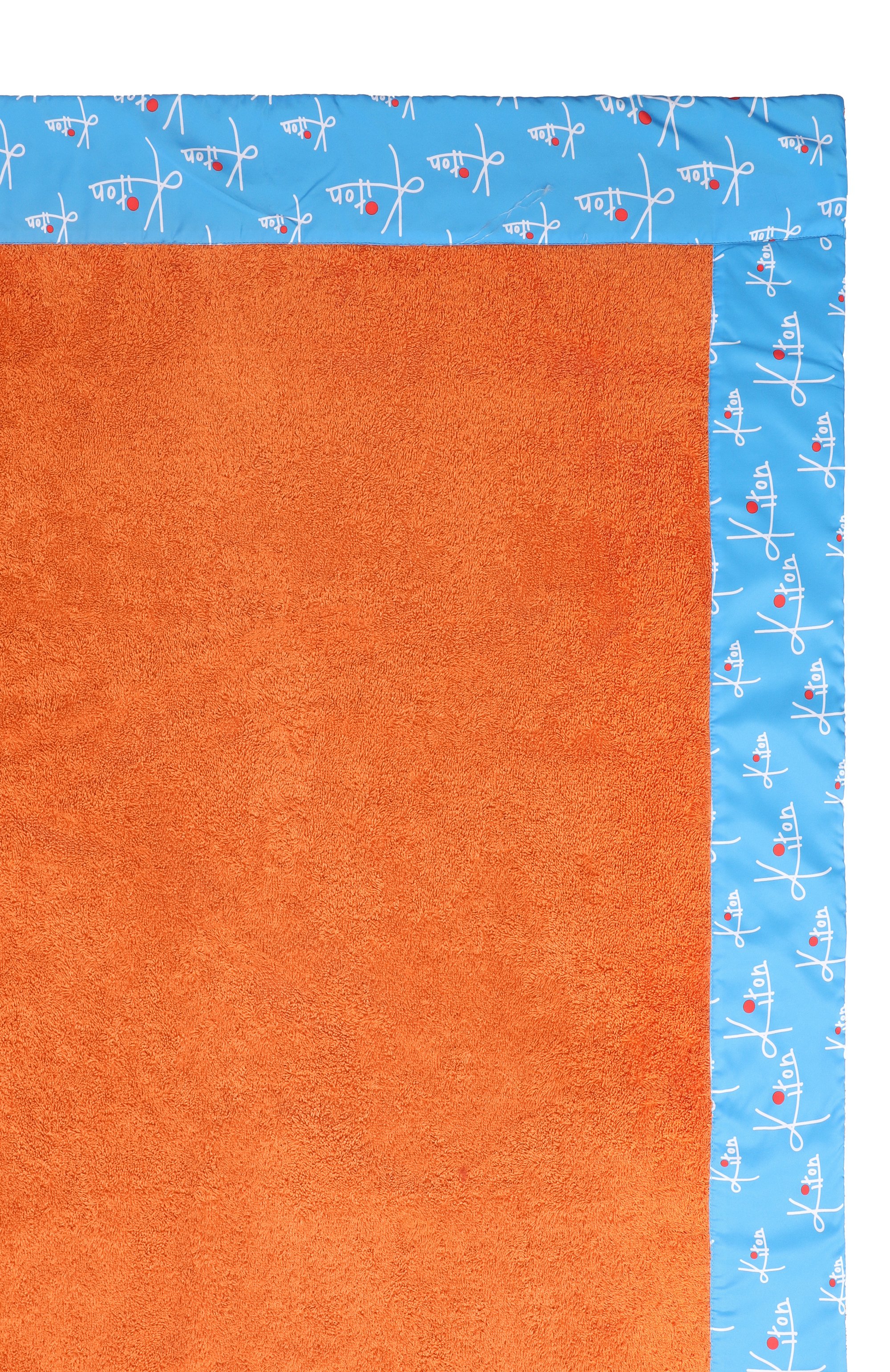 Хлопковое полотенце KITON оранжевого цвета по цене 53050 руб., арт. UTLM02S26193, фото 3 Хлопковое полотенце KITON, арт. UTLM02S26193, фото 3