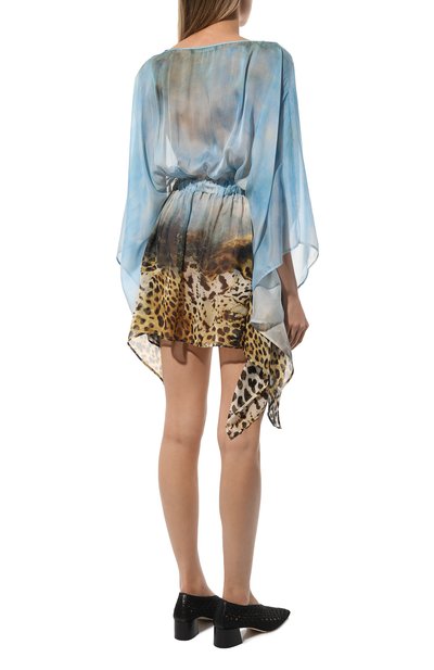 Шелковое платье ROBERTO CAVALLI, арт. RYT700/CTG38, фото 4