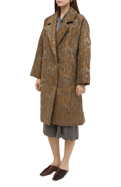 Пальто UMA WANG бежевого цвета по цене 183000 руб., арт. A0 W UW8026, фото 3 Пальто UMA WANG, арт. A0 W UW8026, фото 3