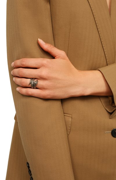 Кольцо two rounds snake QUEENSBEE золотого цвета по цене 36300 руб., арт. 102007, фото 2 Кольцо two rounds snake QUEENSBEE, арт. 102007, фото 2