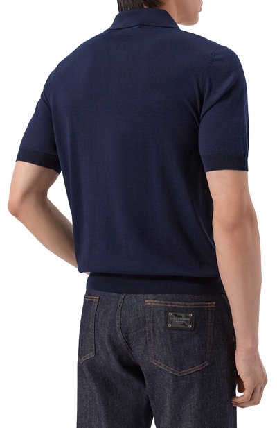 Поло из хлопка и шелка ZILLI, арт. KBP002M0107VR0V00, фото 4