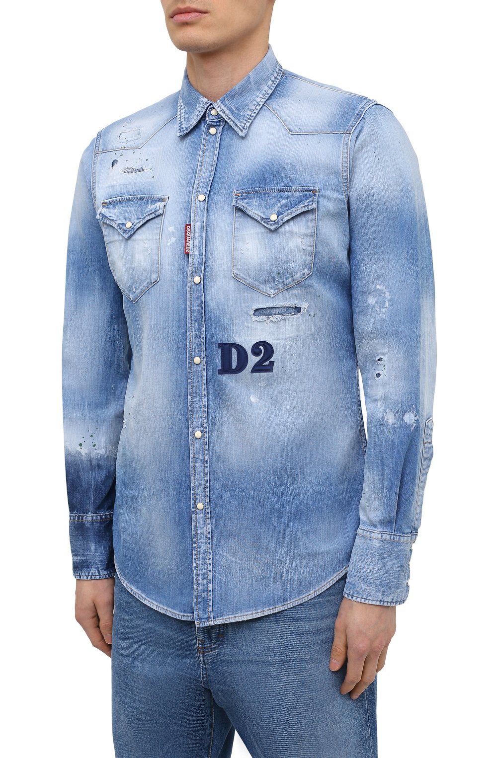 Джинсовая рубашка DSQUARED2, арт. S74DM0494/S30341, фото 3