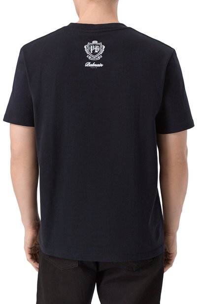 Хлопковая футболка BALMAIN, арт. FH0EG000/GF30, фото 4