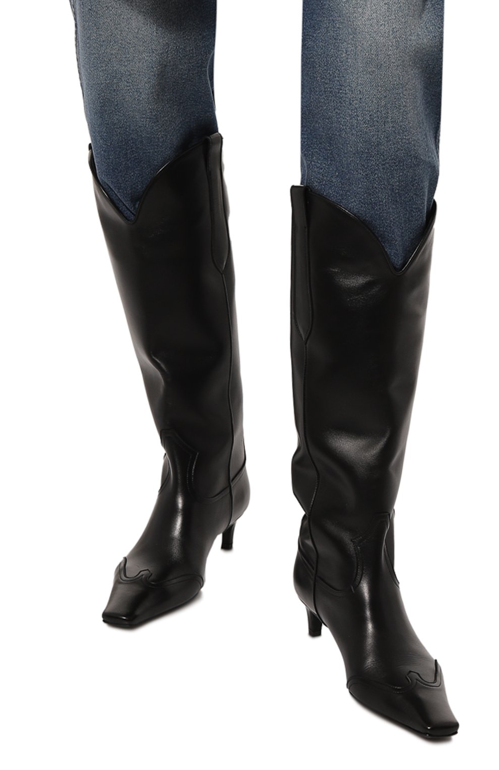 Кожаные казаки ambr ERIKA CAVALLINI, арт. P4WY30, фото 3