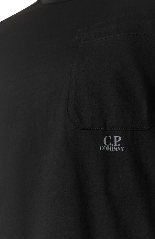 Хлопковая футболка C.P. Company 18CMTS257A110302W Чёрный  18CMTS257A110302W Фото 5