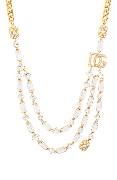 Колье DOLCE & GABBANA золотого цвета по цене 223500 руб., арт. WNM6P1/W1111, фото 2 Колье DOLCE & GABBANA, арт. WNM6P1/W1111, фото 2