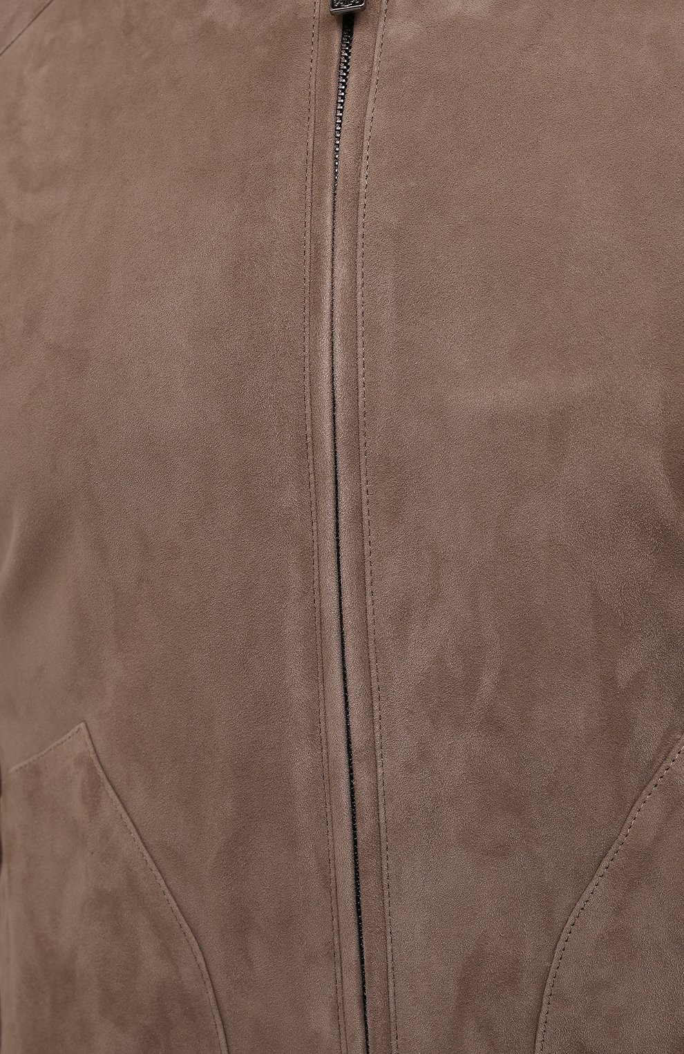 Замшевый бомбер CORNELIANI, арт. 89L5A6-2120115/00, фото 5