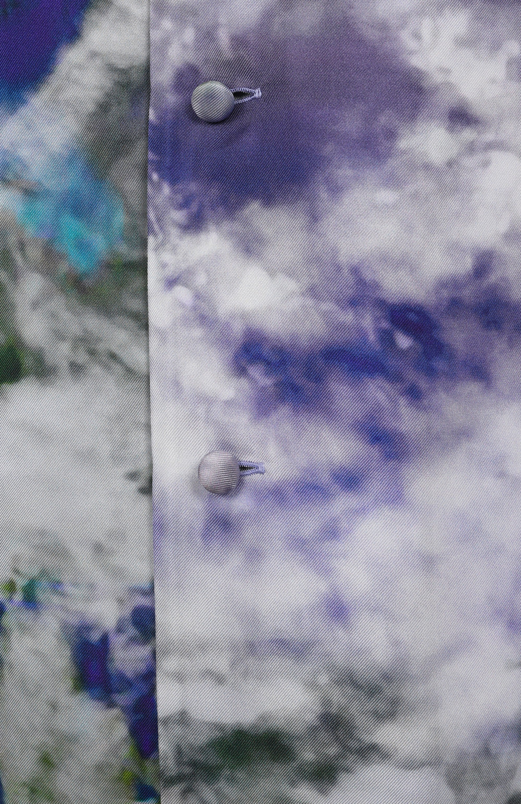 Шелковая рубашка BALMAIN, арт. EH0HN067SE89, фото 6