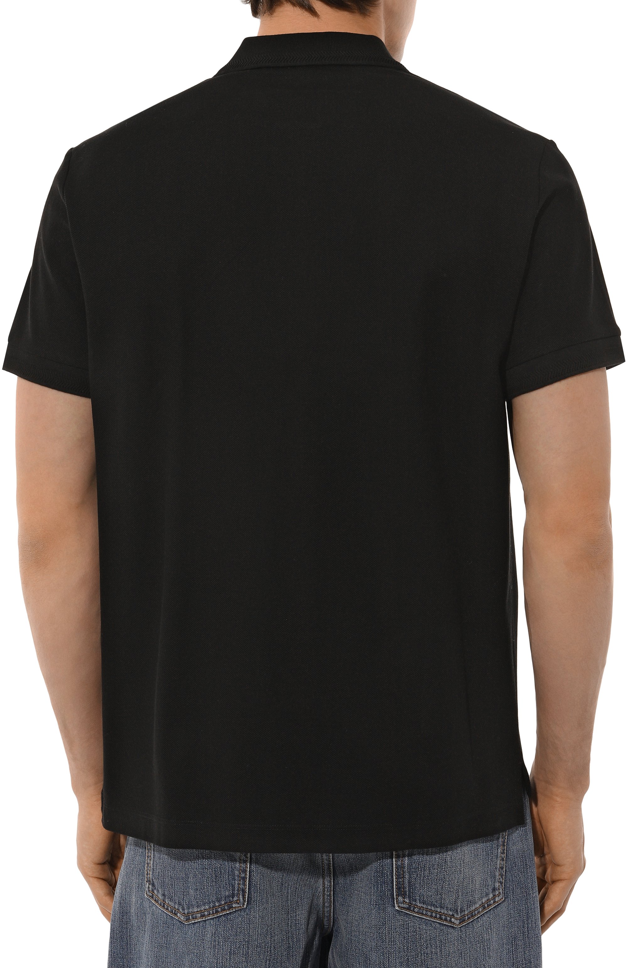 Хлопковое поло BURBERRY, арт. 8055228, фото 4