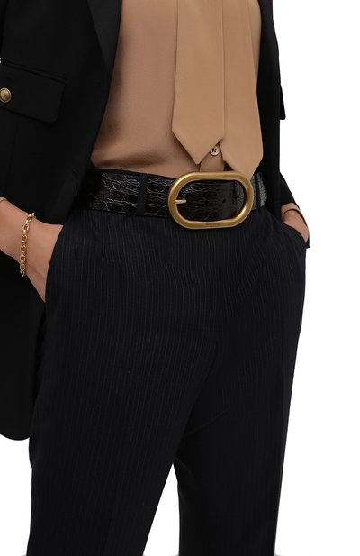 Кожаный ремень SAINT LAURENT, арт. 669870/1ZQ0W, фото 2