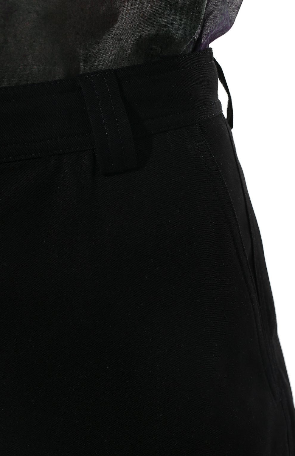 Хлопковые брюки DRIES VAN NOTEN черного цвета по цене 52900 руб., арт. 221-030906-4285, фото 5 Хлопковые брюки DRIES VAN NOTEN, арт. 221-030906-4285, фото 5