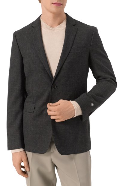 Шерстяной пиджак BURBERRY, арт. 8104945, фото 4