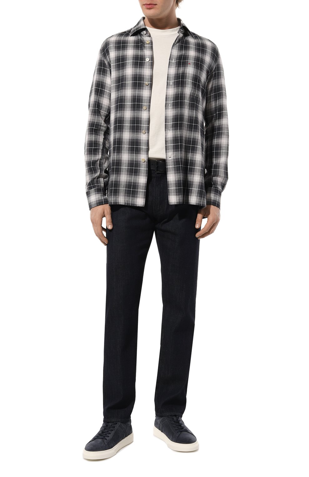 Хлопковая рубашка KITON, арт. UMCNERH0863806, фото 2