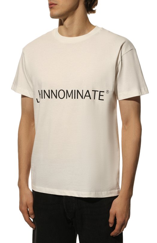Хлопковая футболка HINNOMINATE HUW2/HNM127 Белый  HUW2/HNM127 Фото 3