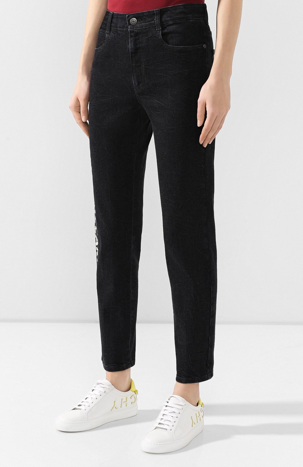 Джинсы STELLA MCCARTNEY черного цвета по цене 34950 руб., арт. 583792/SNH41, фото 3 Джинсы STELLA MCCARTNEY, арт. 583792/SNH41, фото 3