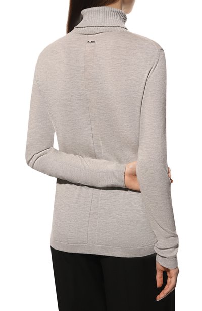 Водолазка из шерсти и шелка FREEAGE, арт. FW 20146-LGM, фото 4