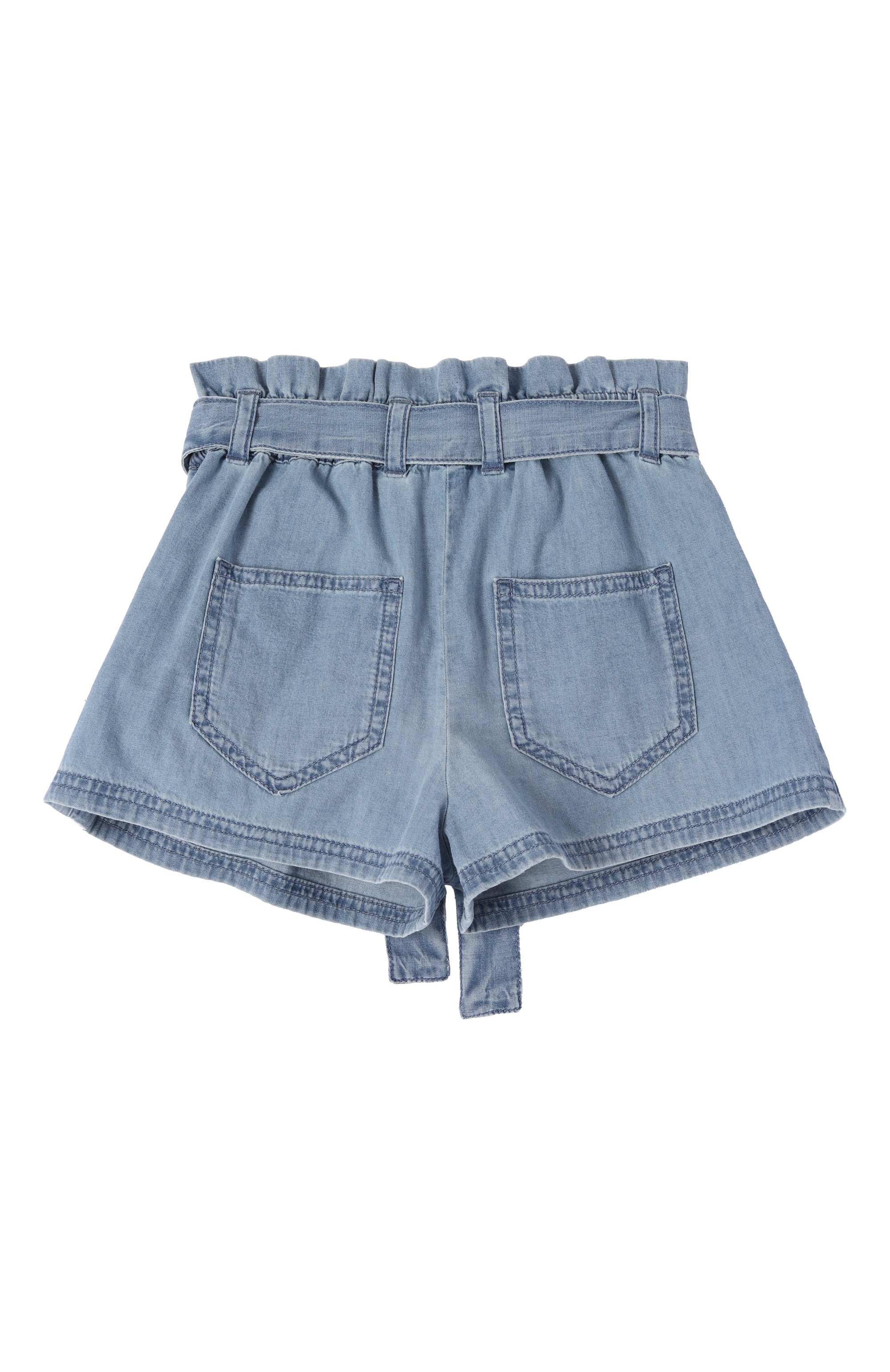 Джинсовые шорты DOLCE & GABBANA голубого цвета по цене 39950 руб., арт. L53Q32/LDD07/2-6, фото 2 Джинсовые шорты DOLCE & GABBANA, арт. L53Q32/LDD07/2-6, фото 2