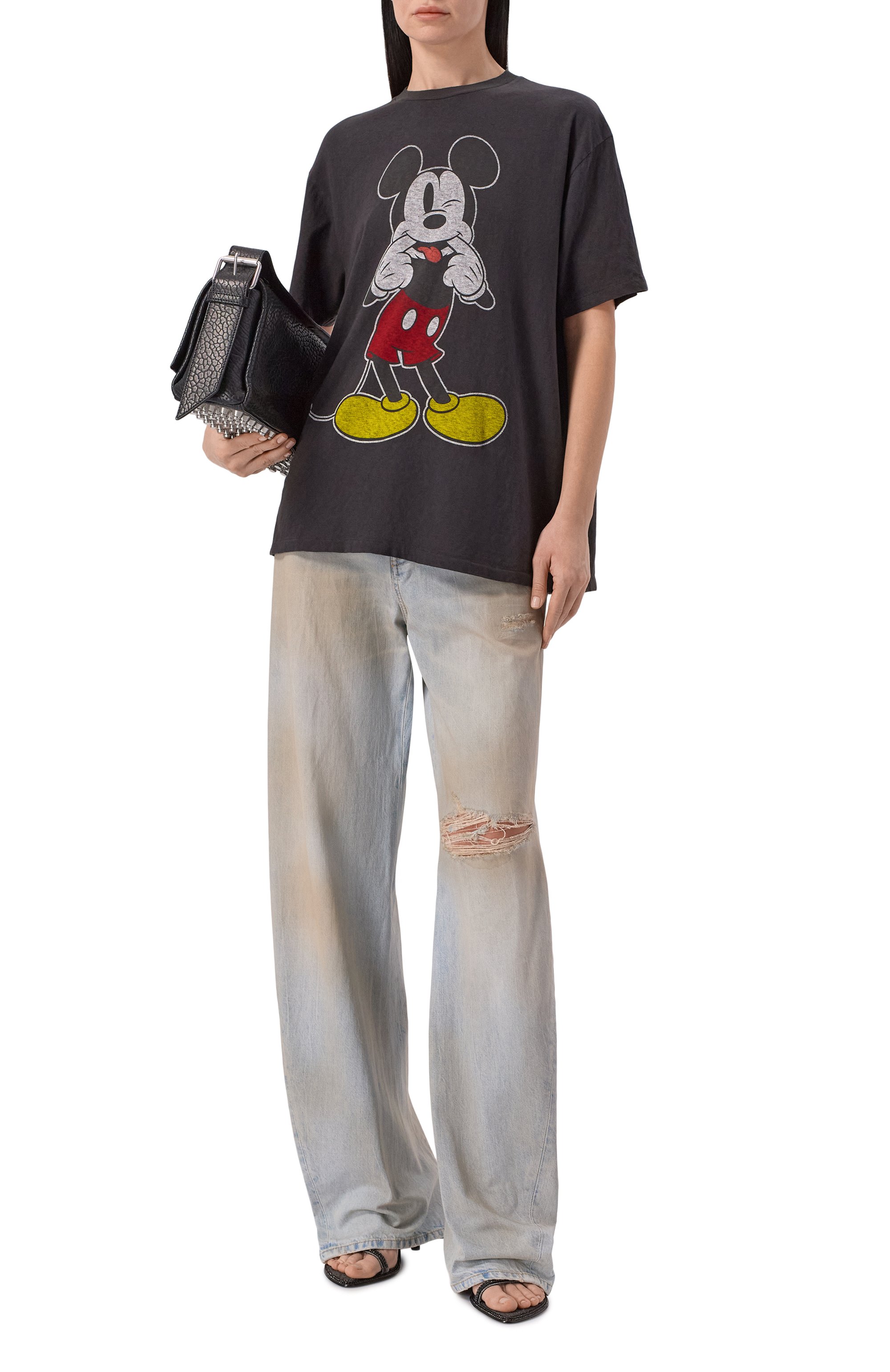 Хлопковая футболка RE/DONE, арт. 024-02WBFG005/B0YFRIEND TEE, фото 2