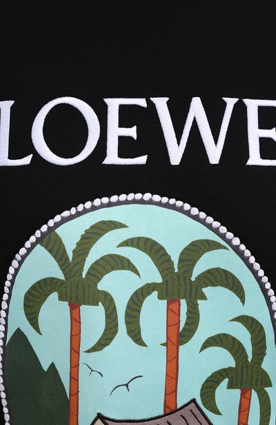 Хлопковый свитшот LOEWE, арт. S897Y24X02, фото 5