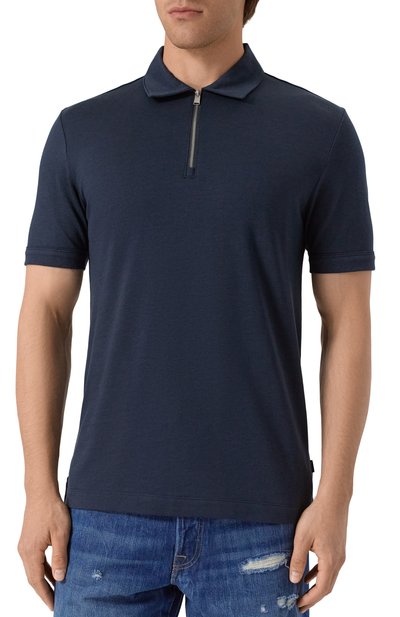 Поло из лиоцелла и хлопка BOSS, арт. 50544091, фото 3