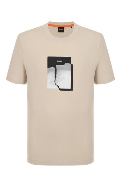 Мужская хлопковая футболка BOSS ORANGE, арт. 50554640