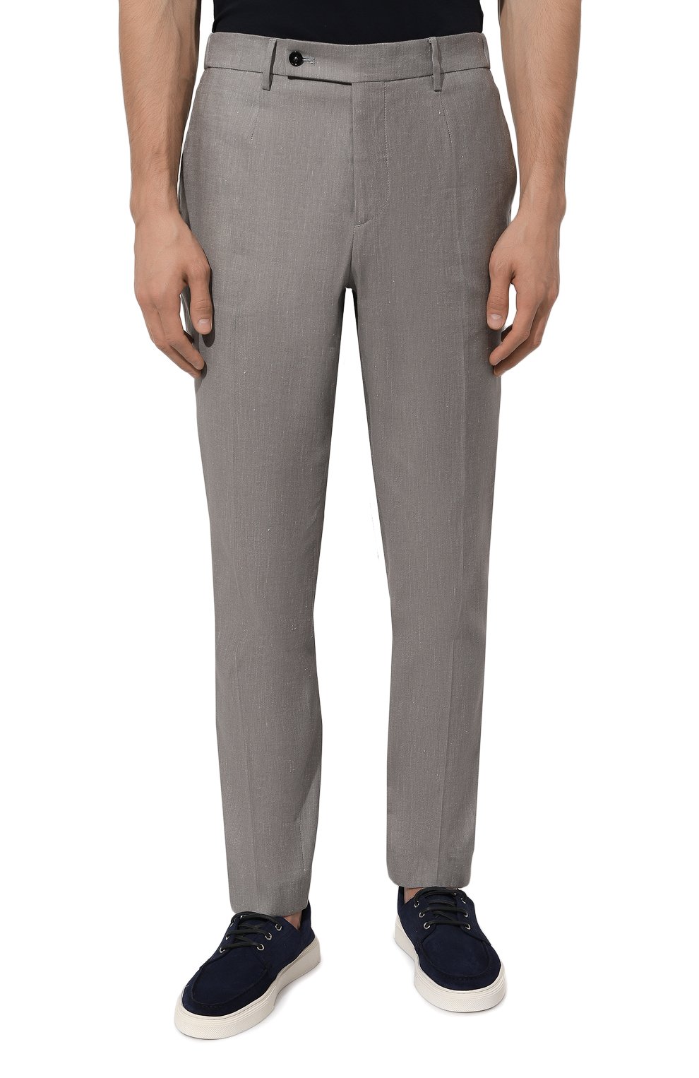 Брюки изо льна и хлопка BERWICH, арт. GL0BE, фото 3