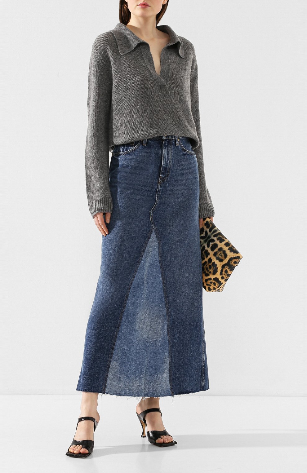 Джинсовая юбка KHAITE, арт. 1040-055/MAGDALENA, фото 2