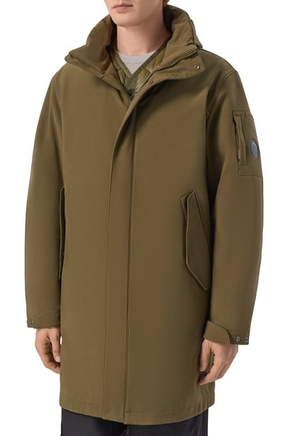 Комплект из парки и куртки C.P. COMPANY хаки цвета по цене 92300 руб., арт. 21CM0W003A/006097A, фото 3 Комплект из парки и куртки C.P. COMPANY, арт. 21CM0W003A/006097A, фото 3