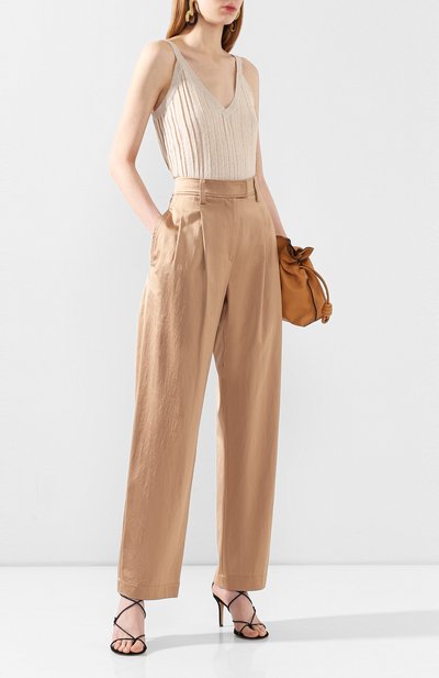 Брюки из смеси вискозы и хлопка BRUNELLO CUCINELLI, арт. M0H86P7237, фото 2