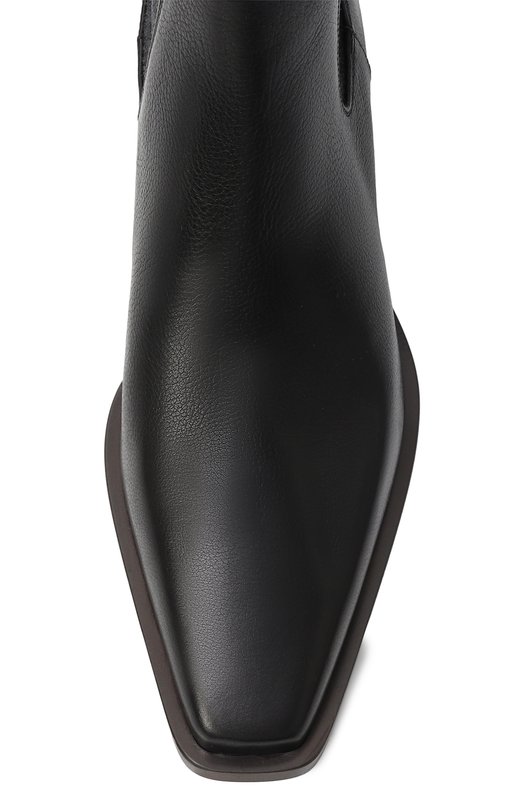 Кожаные ботильоны Brunello Cucinelli MZ0RC3050P Чёрный  MZ0RC3050P Фото 6