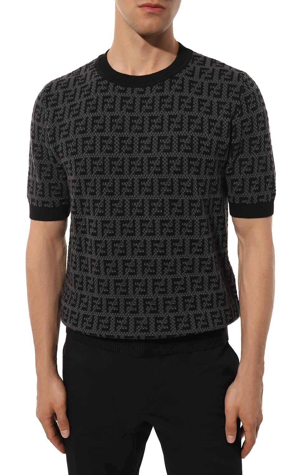 Джемпер из шерсти и хлопка FENDI, арт. FZX050/AKFS/F1HXU, фото 3