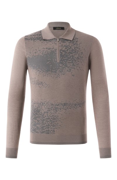 Мужская поло из кашемира и шелка ZILLI, арт. KZP001M0330VSHD00