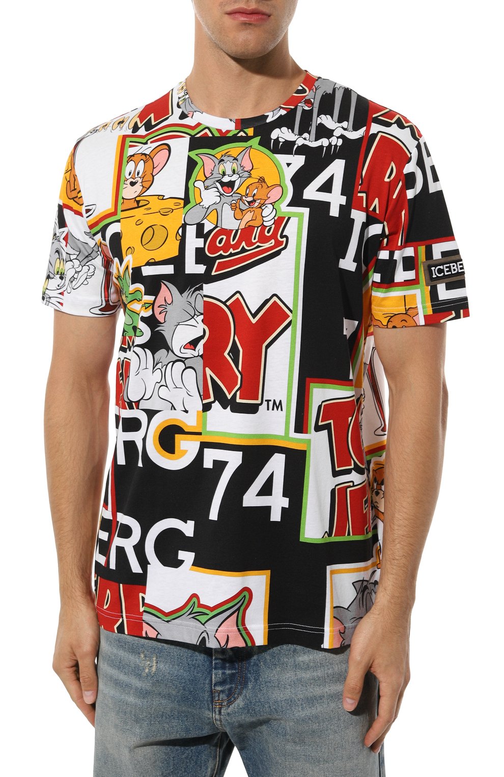 Хлопковая футболка ICEBERG, арт. F02C/6301, фото 3