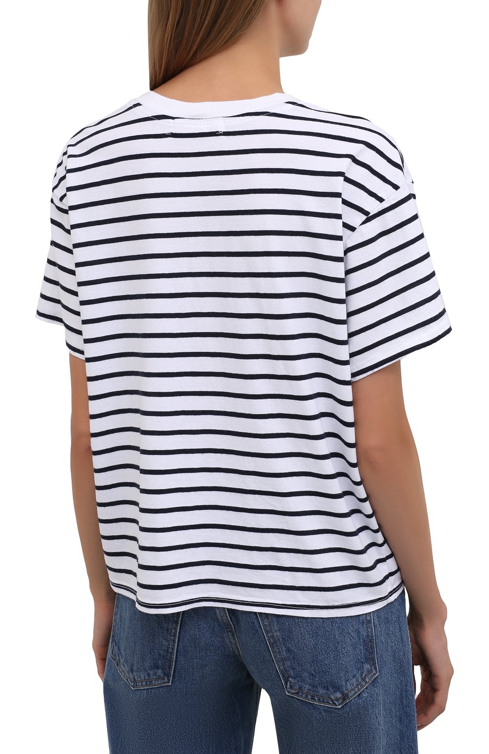 Хлопковая футболка ELECTRIC AND ROSE, арт. LFTP22-STRIPE, фото 4