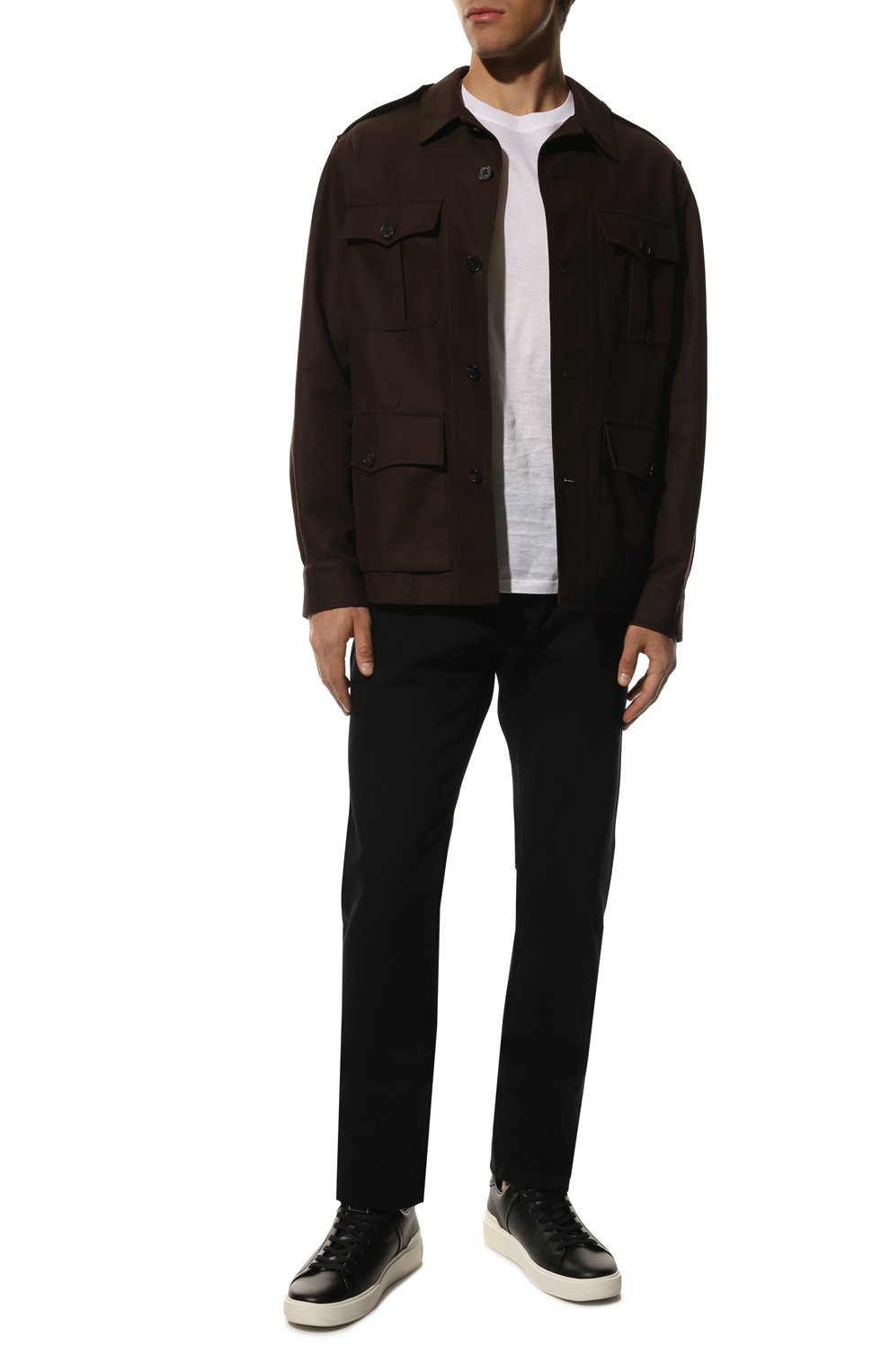 Кожаные кеды b-court BALMAIN, арт. WM1VI244/LSMM, фото 2