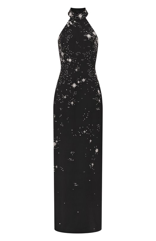 Платье с отделкой стразами Zuhair Murad PDR25034/CRCA019 Чёрный PDR25034/CRCA019