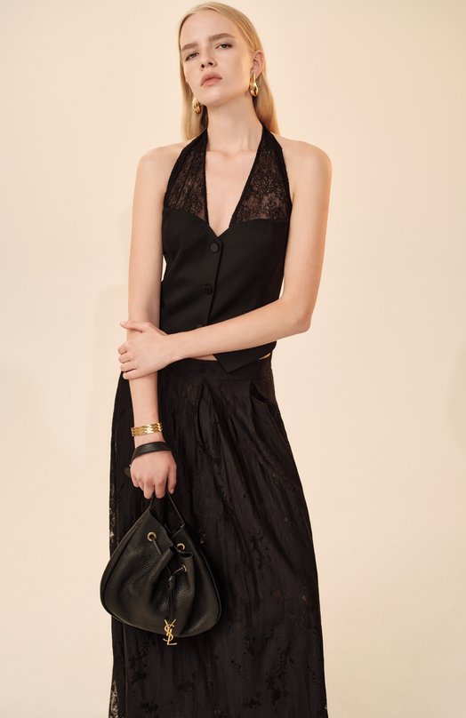 Шерстяной жилет Nina Ricci 25PCT0017/WV0322 Чёрный  25PCT0017/WV0322 Фото 6