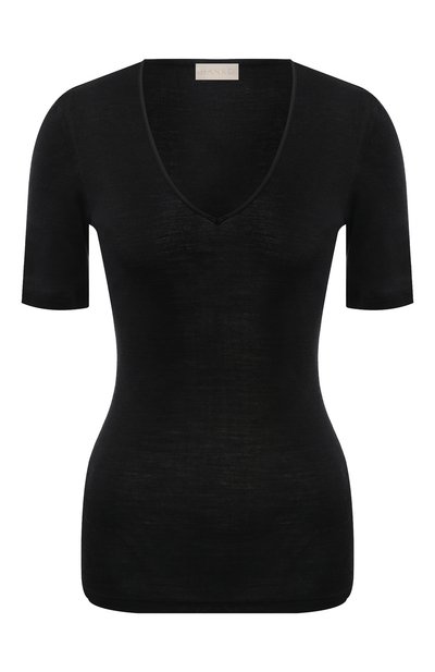 Женская футболка из шерсти и шелка HANRO, арт. 071417