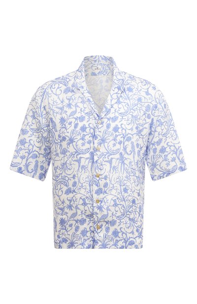 Мужская льняная рубашка KITON, арт. UMC024H08902