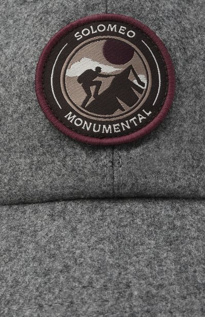 Шерстяная бейсболка BRUNELLO CUCINELLI, арт. B038PW330C, фото 3