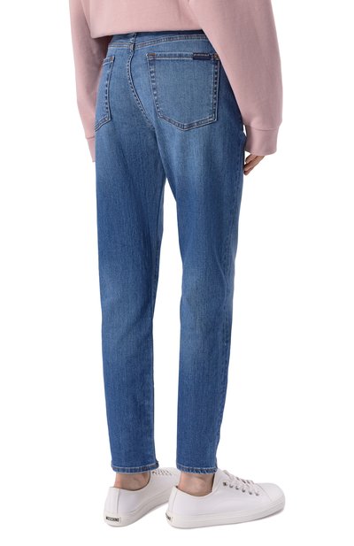 Джинсы 7 FOR ALL MANKIND синего цвета по цене 28850 руб., арт. JSDT44A0GV, фото 4 Джинсы 7 FOR ALL MANKIND, арт. JSDT44A0GV, фото 4