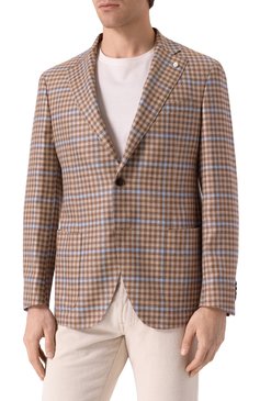 Пиджак из шерсти и шелка LUIGI BIANCHI, арт. 2564/52003, фото 5