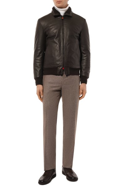 Брюки из шерсти и шелка BERWICH коричневого цвета по цене 39400 руб., арт. SC/1/ZG1436X, фото 2 Брюки из шерсти и шелка BERWICH, арт. SC/1/ZG1436X, фото 2