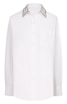 Хлопковая рубашка PRADA, арт. P451DR-1UKW-F0009-192, фото 1