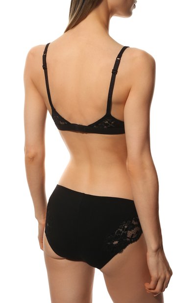 Трусы-слипы LA PERLA черного цвета по цене 12550 руб., арт. 0021059, фото 3 Трусы-слипы LA PERLA, арт. 0021059, фото 3